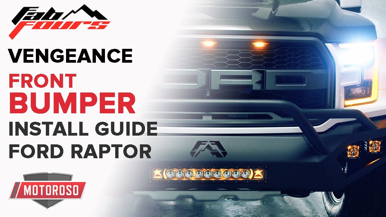 How to Install a Front Bumper on the Ford Raptor