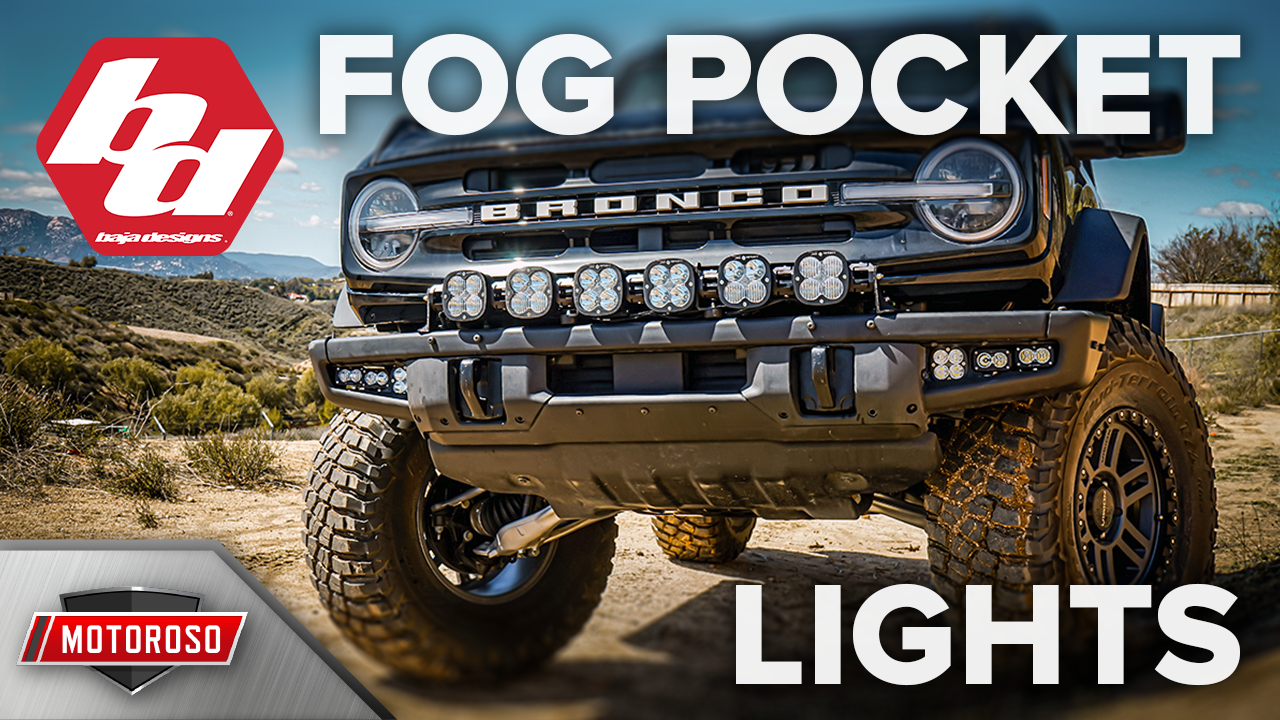 Baja Designs Fog Pocket Kit for the 2021+ Ford Bronco