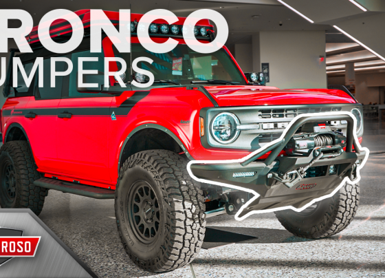 All the Bumper options for the new ford bronco