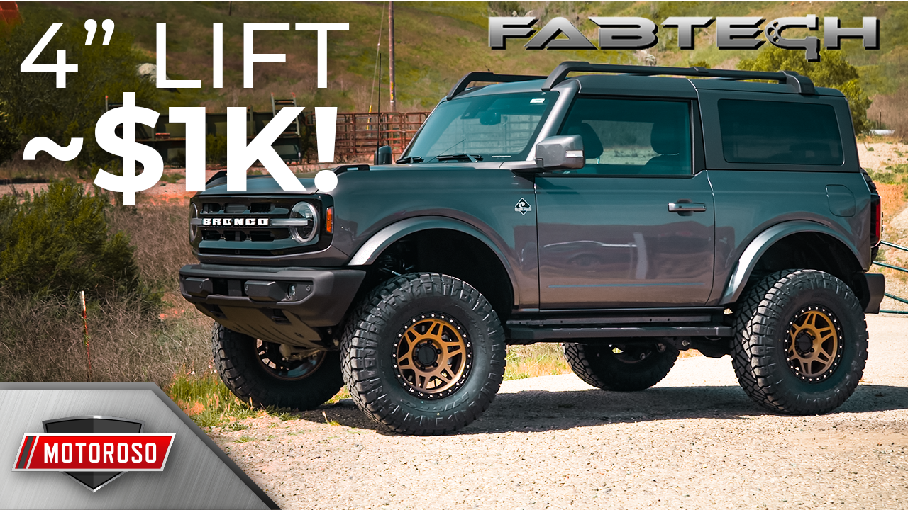 Fabtech Strut Spacer Lift Kit for the 2021+ Ford Bronco
