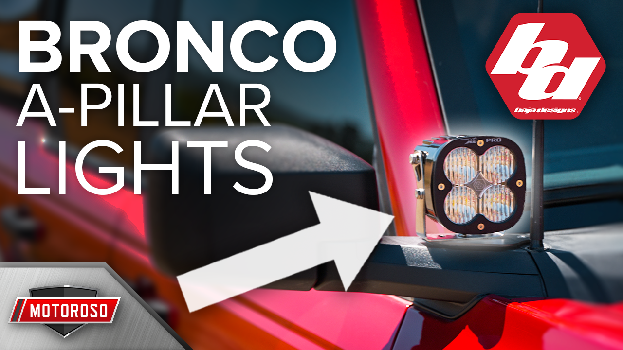 Baja Designs 2021+ Bronco A-Pillar LED Kits