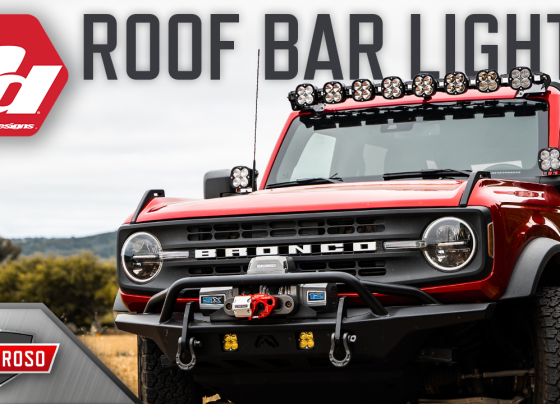 Baja Designs Roof Bar Lights for the Bronco